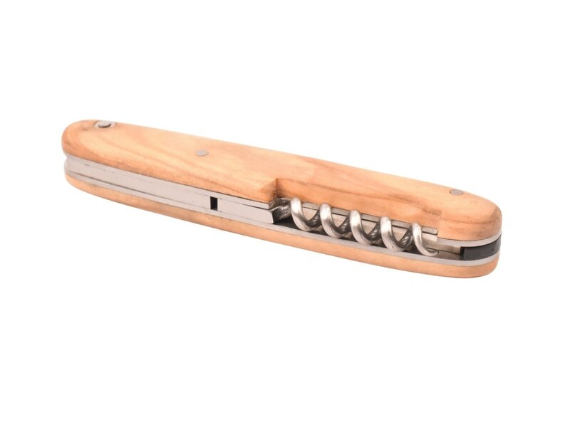 Goyon-Chazeau Navette 10cm olijfhout - plein manche - kurkentrekker