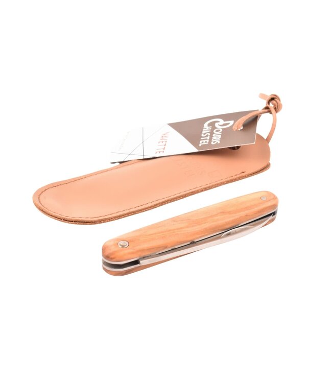 Goyon-Chazeau Navette 10cm olijfhout - plein manche