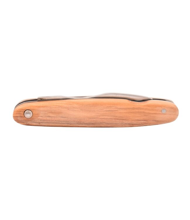 Goyon-Chazeau Navette picknickset met mes en vork - olijfhout