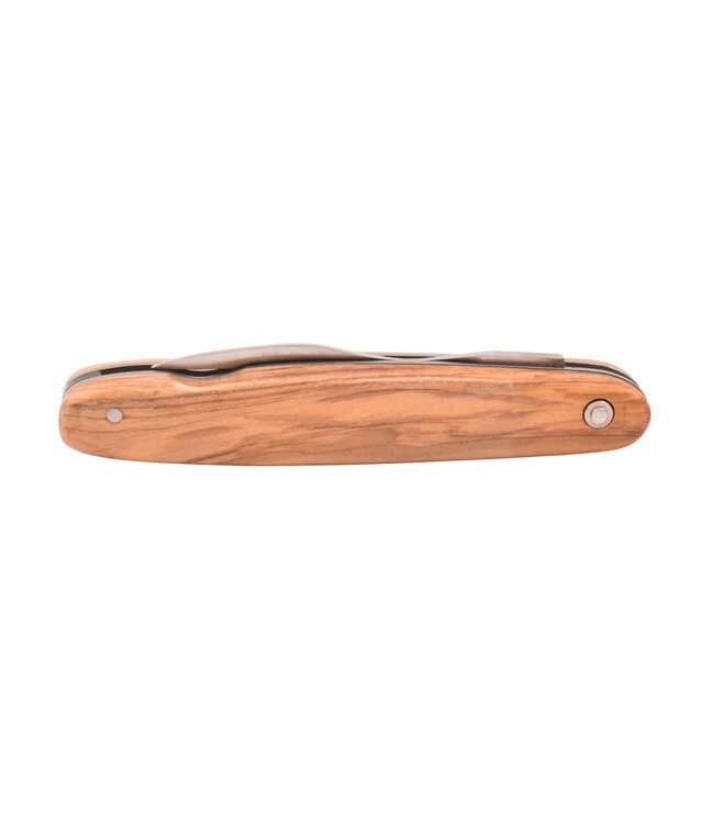 Goyon-Chazeau Navette picknickset met mes en vork - olijfhout