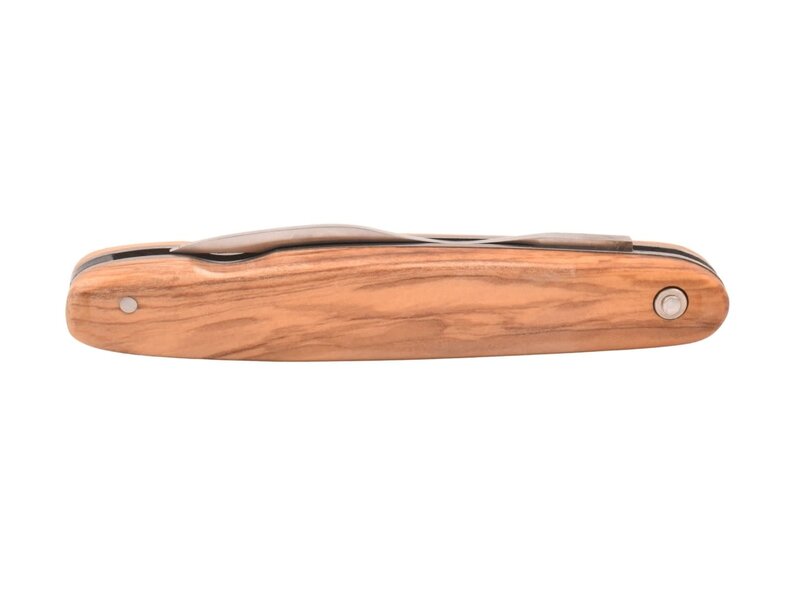 Goyon-Chazeau Navette picknickset met mes en vork - olijfhout