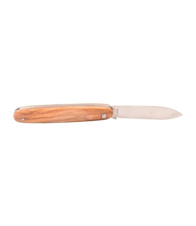 Goyon-Chazeau Navette picknickset met mes en vork - olijfhout