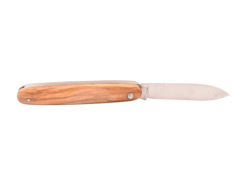 Goyon-Chazeau Navette picknickset met mes en vork - olijfhout