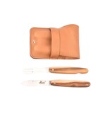 Goyon-Chazeau Navette picknickset met mes en vork - pistache