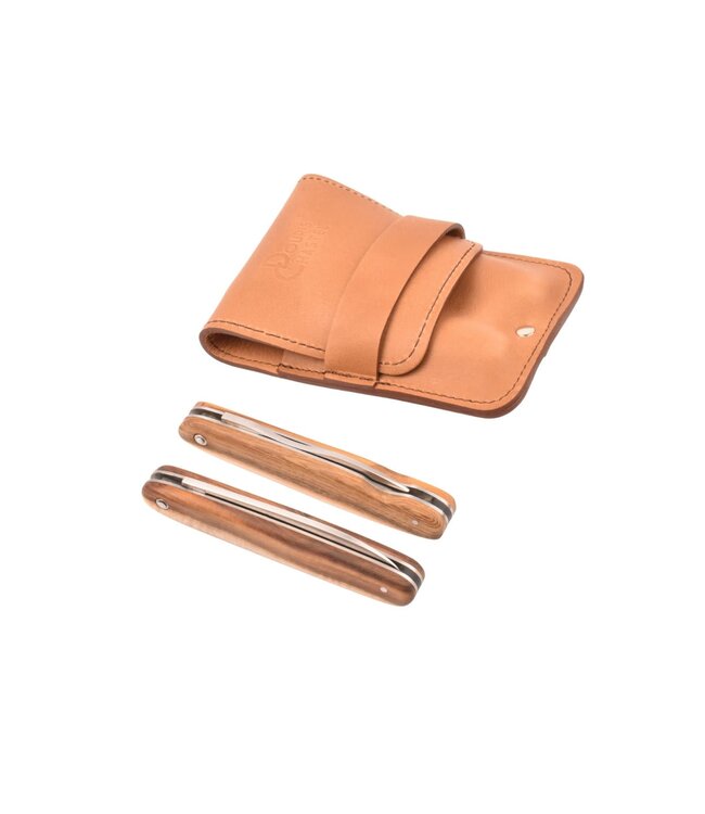 Goyon-Chazeau Navette picknickset met mes en vork - pistache