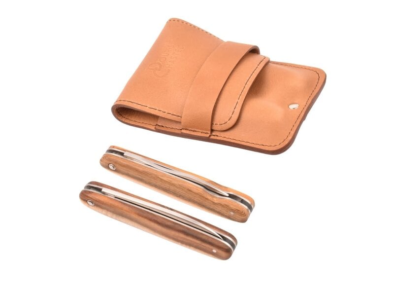 Goyon-Chazeau Navette picknickset met mes en vork - pistache