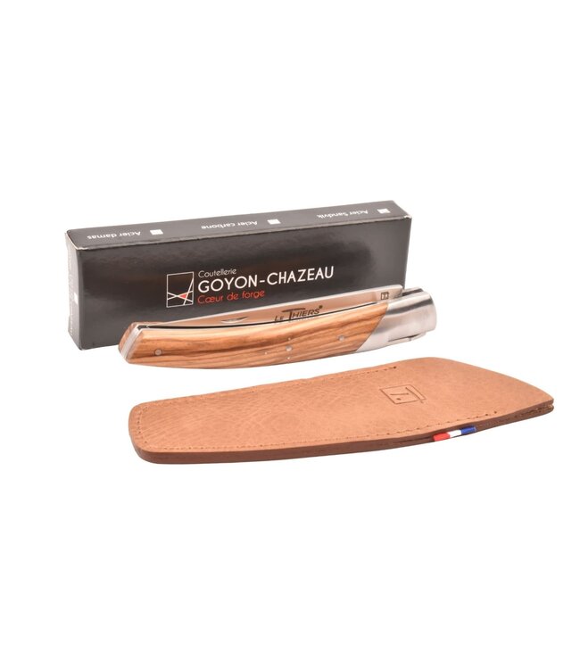 Goyon-Chazeau Le Thiers Pirou 12cm olijfhout - 1 eindstuk