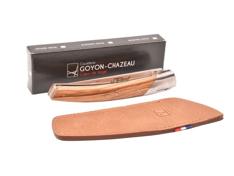 Goyon-Chazeau Le Thiers Pirou 12cm olijfhout - 1 eindstuk