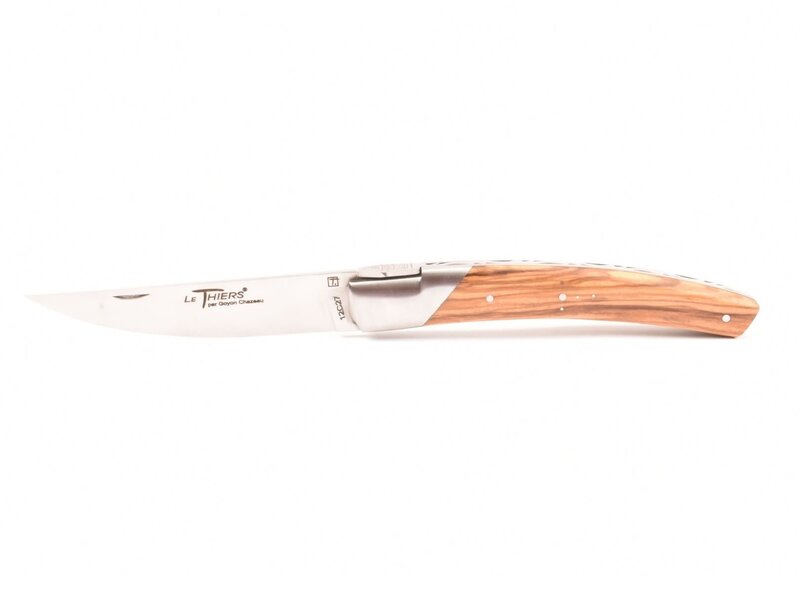 Goyon-Chazeau Le Thiers Pirou 12cm olijfhout - 1 eindstuk