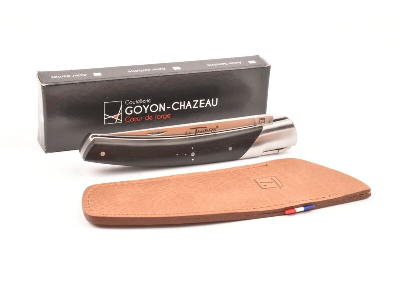 Goyon-Chazeau Le Thiers Pirou 12cm ebbenhout - 1 eindstuk