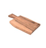 Laguiole en Aubrac plank in notelaar met handvat - S - 39,5x15cm (lxb)