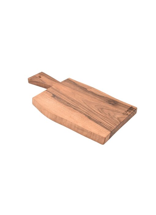 Laguiole en Aubrac plank in notelaar met handvat - S - 39,5x15cm (lxb)