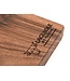 Laguiole en Aubrac plank in notelaar met handvat - S - 39,5x15cm (lxb)
