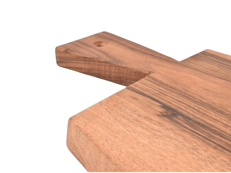 Laguiole en Aubrac plank in notelaar met handvat - S - 39,5x15cm (lxb)