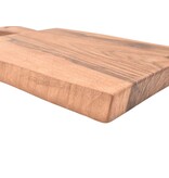 Laguiole en Aubrac plank in notelaar met handvat - S - 39,5x15cm (lxb)