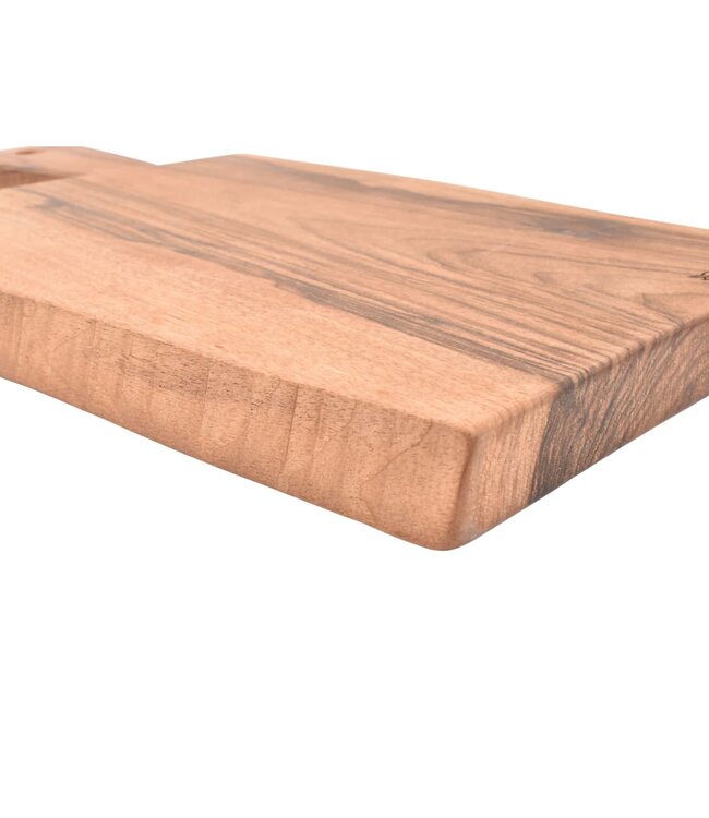 Laguiole en Aubrac plank in notelaar met handvat - S - 39,5x15cm (lxb)