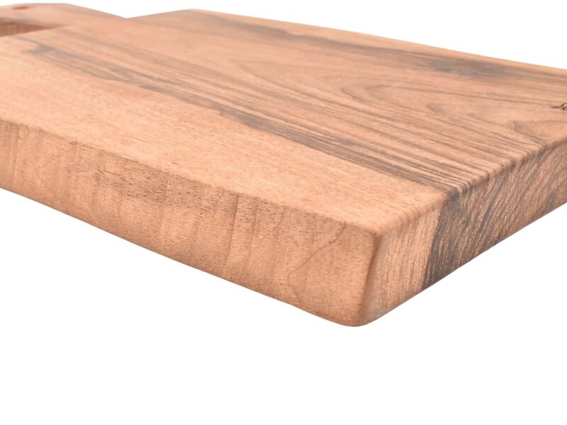 Laguiole en Aubrac plank in notelaar met handvat - S - 39,5x15cm (lxb)