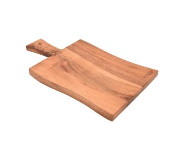 Laguiole en Aubrac plank in notelaar met handvat - M - 34x24cm (lxb)