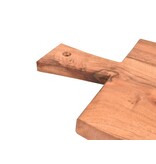 Laguiole en Aubrac plank in notelaar met handvat - M - 34x24cm (lxb)