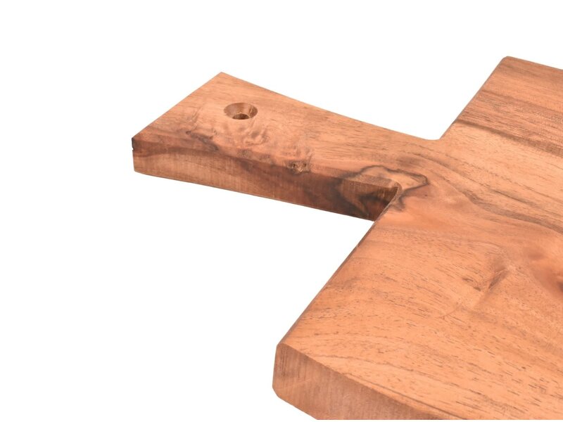 Laguiole en Aubrac plank in notelaar met handvat - M - 34x24cm (lxb)