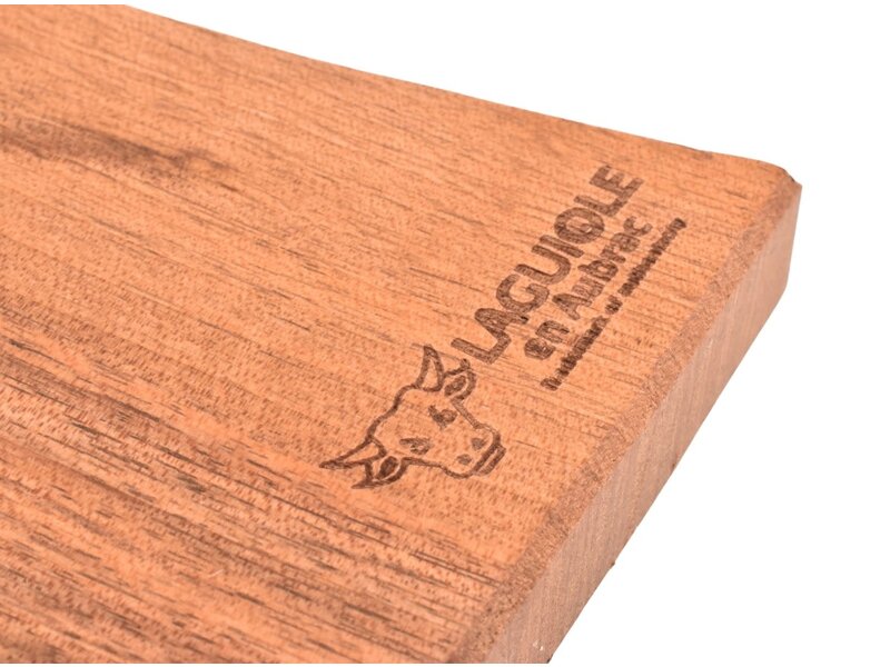 Laguiole en Aubrac plank in notelaar met handvat - M - 34x24cm (lxb)
