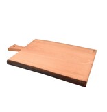 Laguiole en Aubrac plank in notelaar met handvat - L - 60x35cm (lxb)