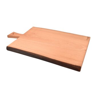 Laguiole en Aubrac plank in notelaar met handvat - L - 60x35cm (lxb)