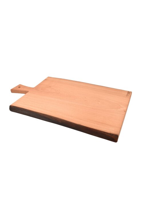 Laguiole en Aubrac plank in notelaar met handvat - L - 60x35cm (lxb)