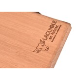 Laguiole en Aubrac plank in notelaar met handvat - L - 60x35cm (lxb)