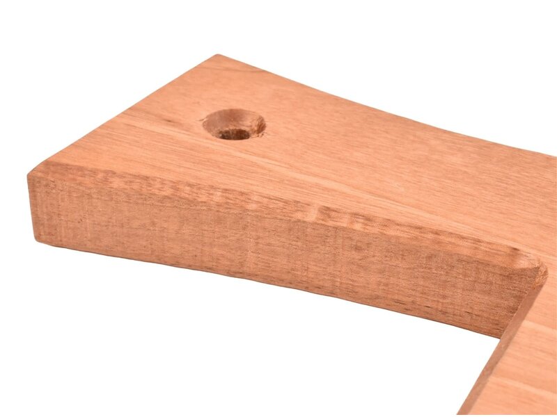 Laguiole en Aubrac plank in notelaar met handvat - L - 60x35cm (lxb)