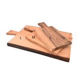 Laguiole en Aubrac plank in notelaar met handvat - L - 60x35cm (lxb)