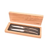 Laguiole en Aubrac 2 steakmessen rvs - glanzend
