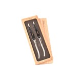 Laguiole en Aubrac 2 steakmessen rvs - glanzend