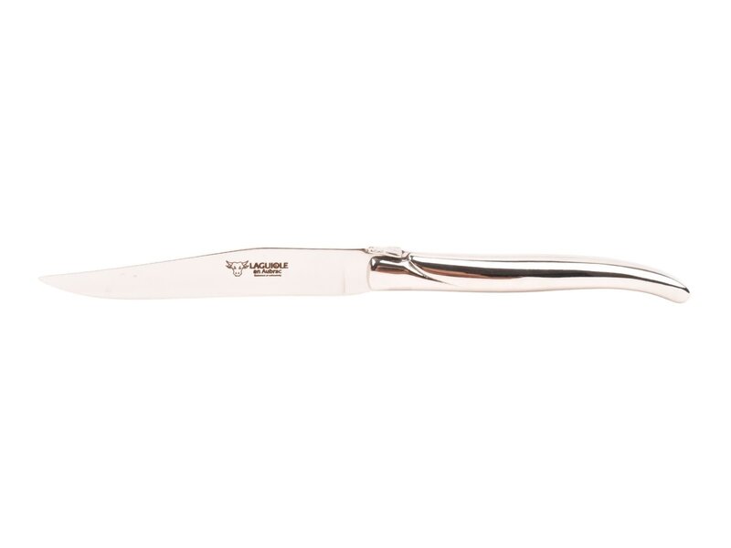 Laguiole en Aubrac 2 steakmessen rvs - glanzend
