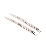 Laguiole en Aubrac 2 steakmessen rvs - glanzend