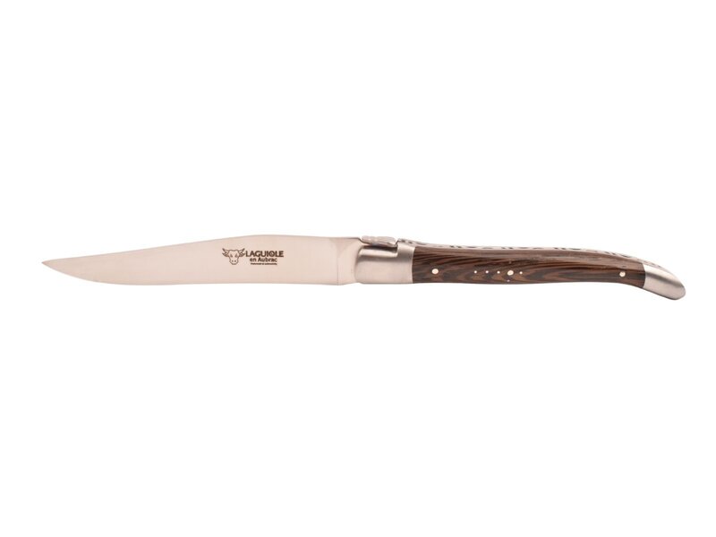 Laguiole en Aubrac 2 steakmessen wenge - mat