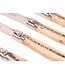Laguiole en Aubrac 6 steakmessen berk naturel - glanzend