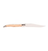Laguiole en Aubrac 6 steakmessen berk naturel - glanzend