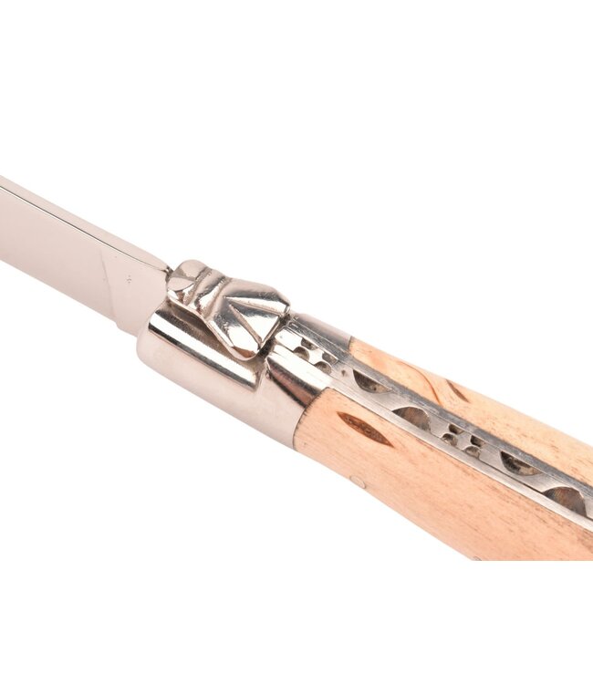 Laguiole en Aubrac 6 steakmessen berk naturel - glanzend