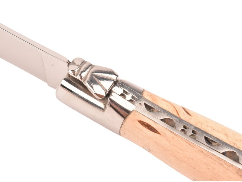 Laguiole en Aubrac 6 steakmessen berk naturel - glanzend