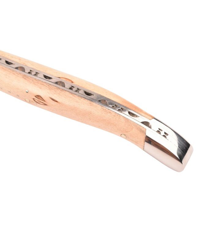 Laguiole en Aubrac 6 steakmessen berk naturel - glanzend