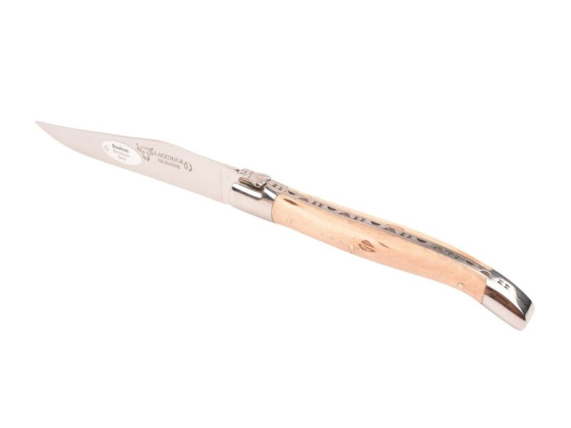 Laguiole en Aubrac 6 steakmessen berk naturel - glanzend
