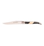 Laguiole en Aubrac 6 steakmessen diverse houtsoorten/paperstone - mat