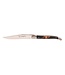 Laguiole en Aubrac 6 steakmessen diverse houtsoorten/paperstone - mat