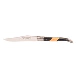 Laguiole en Aubrac 6 steakmessen diverse houtsoorten/paperstone - mat
