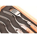 Laguiole en Aubrac 6 vorken jeneverbes - mat