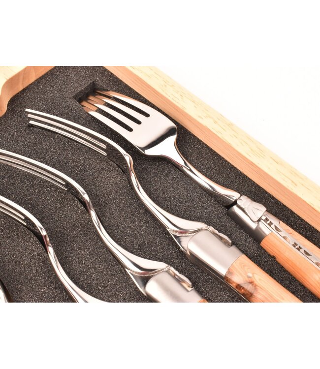 Laguiole en Aubrac 6 vorken jeneverbes - mat
