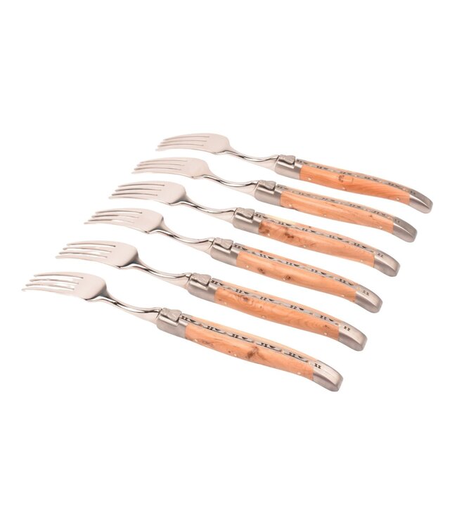 Laguiole en Aubrac 6 vorken jeneverbes - mat