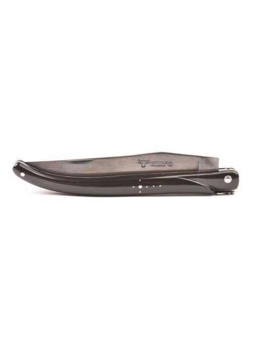 Laguiole en Aubrac 14cm buffel - carbonstaal - plein manche