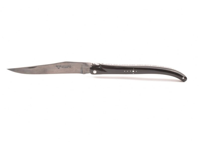 Laguiole en Aubrac 14cm buffel - carbonstaal - plein manche